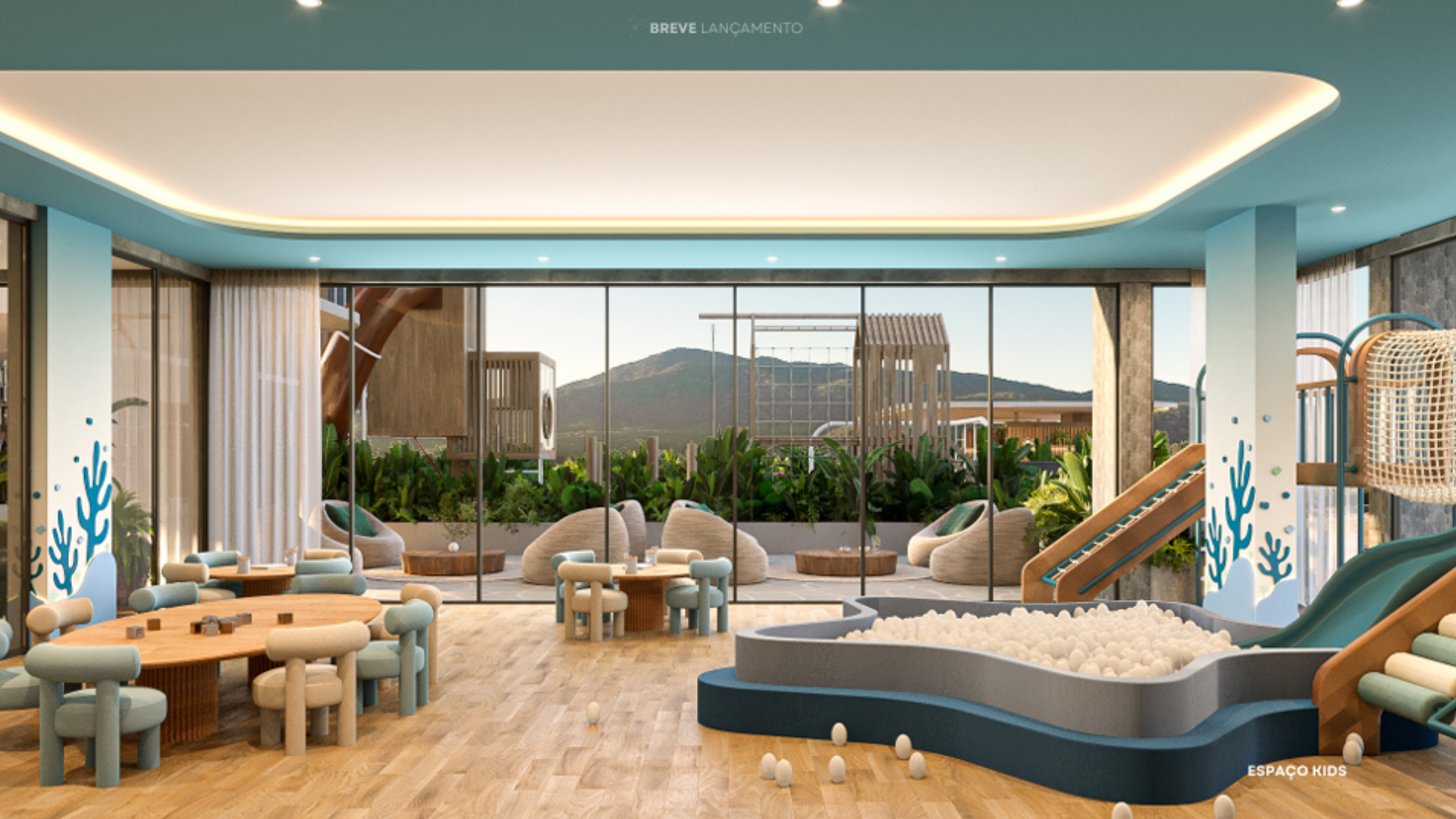 Ambientes amplos e sofisticados